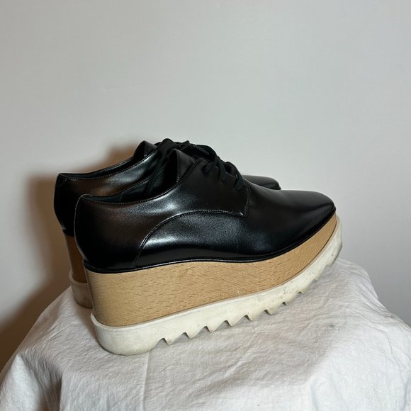 Authentic Stella McCartney Elyse Derbys PLATFORM - Picture 2 of 4